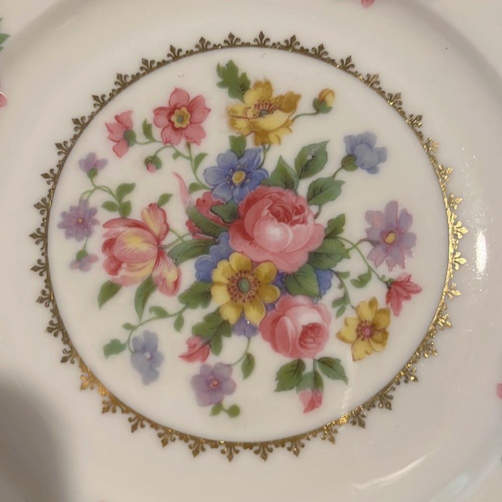 H&M tea plates Czech/ Germany Set of 8 vintage - Picture 8 of 10